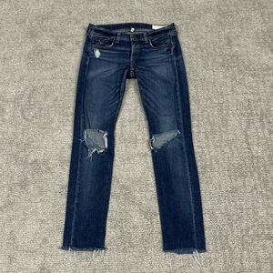 Rag & Bone Jeans Womens 26 Distressed Dre Mabel Slim Fit Ankle Mid Rise USA